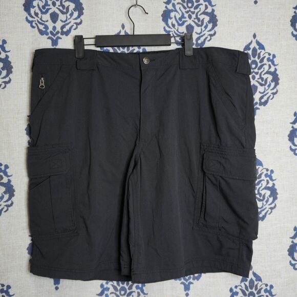 Duluth Men's Dry on the Fly 11" Cargo Shorts Size 2XL Black Excellent Outdoor - Picture 1 of 7